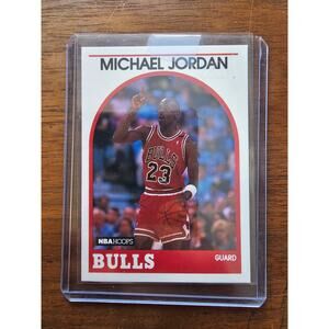 Michael Jordan 1989-1990 NBA Hoops #200 - Chicago Bulls - NBA - Fresh Pull